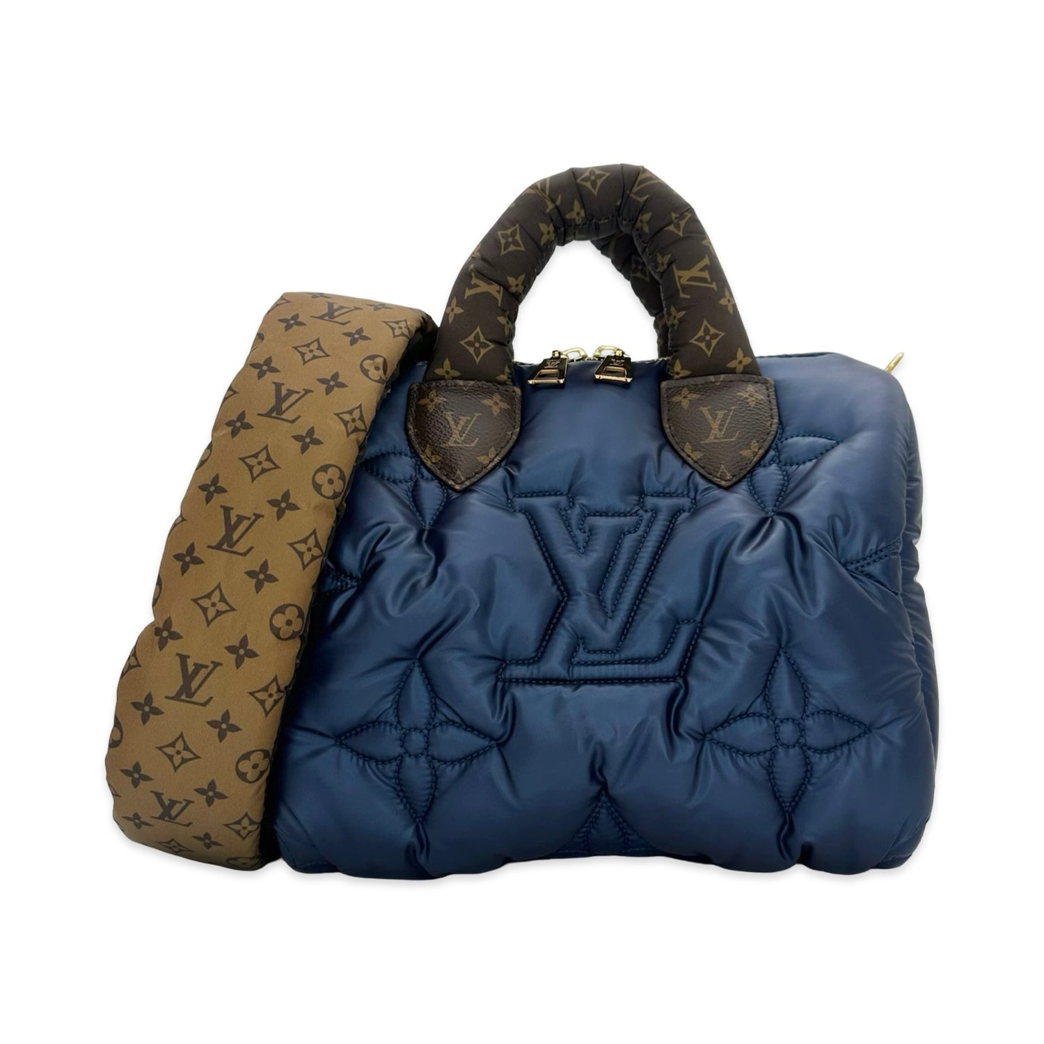 Louis Vuitton Giant Monogram Quilted Econyl Speedy 25