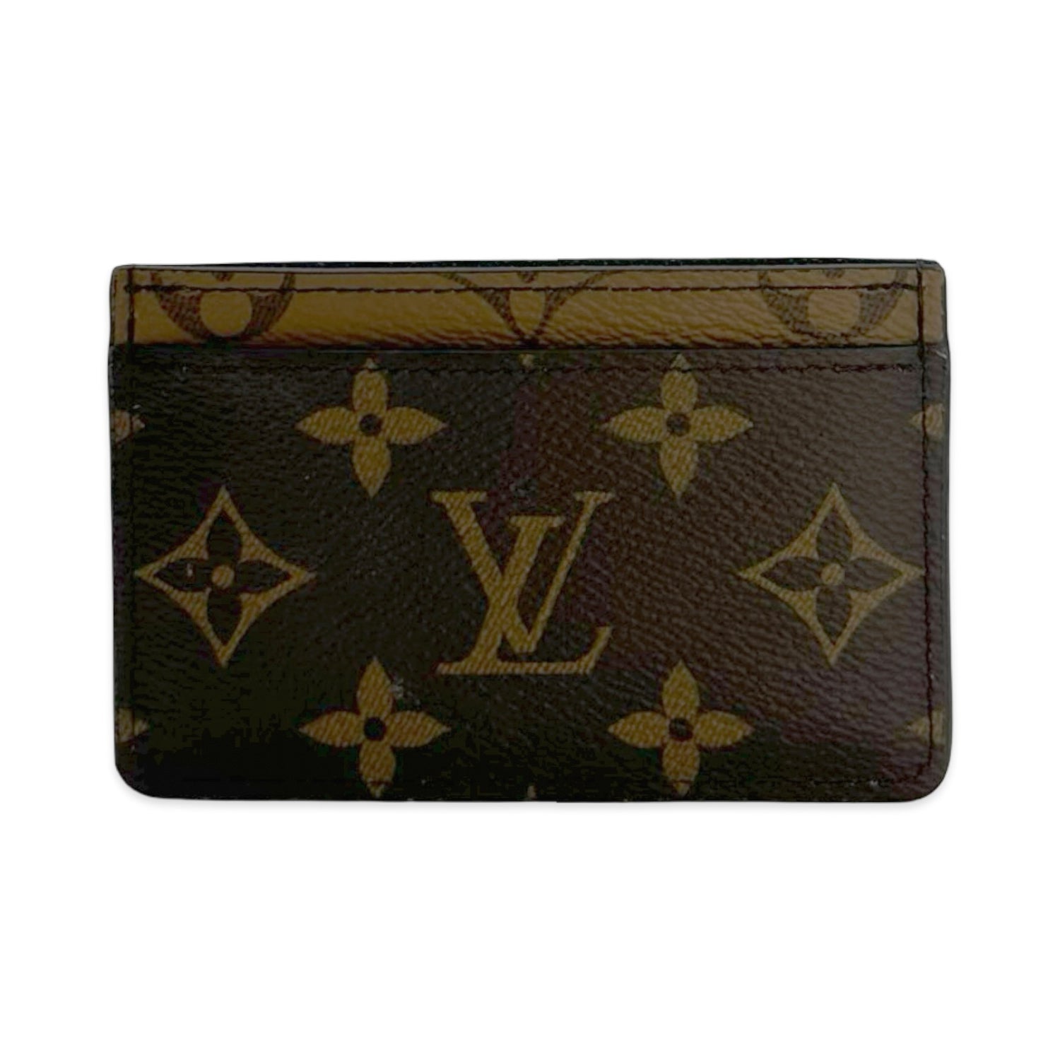 Reverse Monogram Card Case