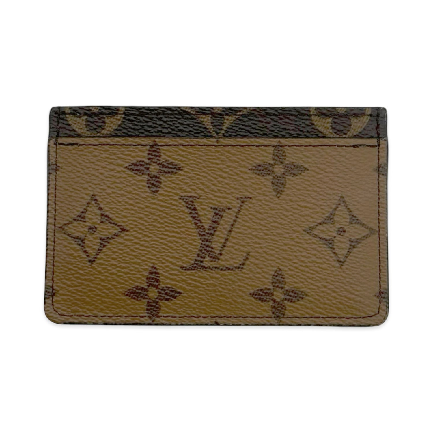 Reverse Monogram Card Case