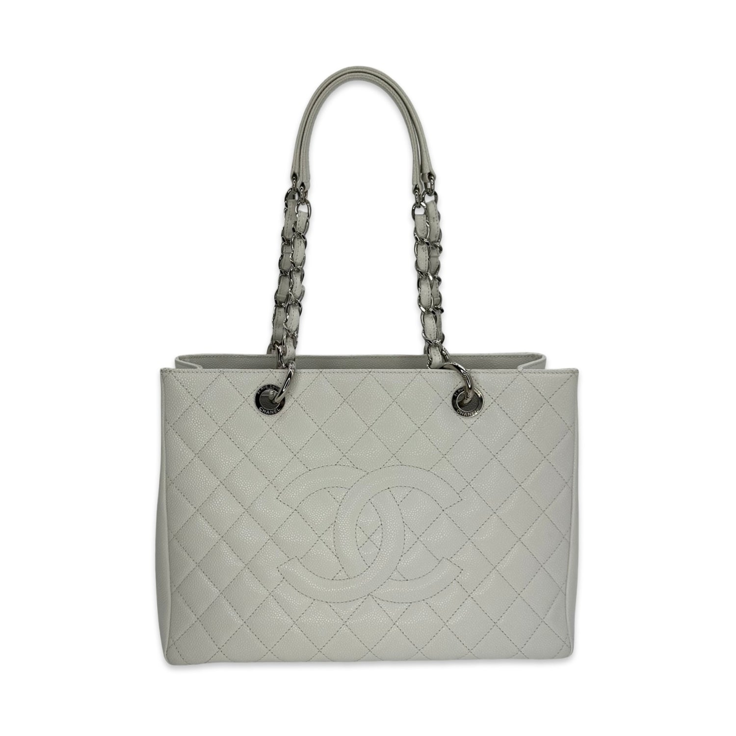 Chanel Quilted Caviar Grand Shopping Tote