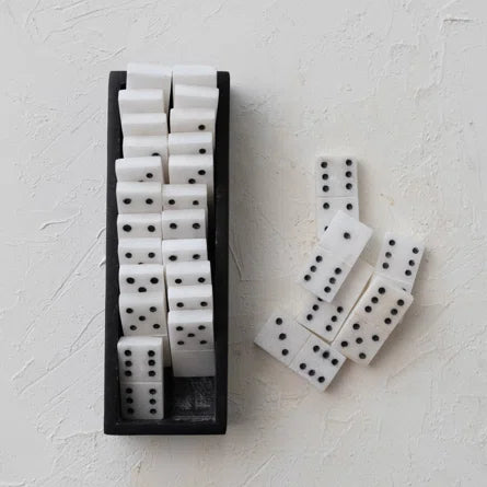 Handmade Alabaster Dominos