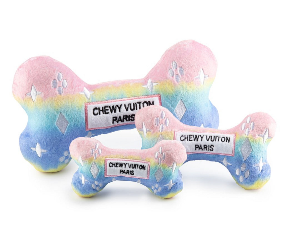 Dog Toy: Ombre Chewy Vuiton Bone