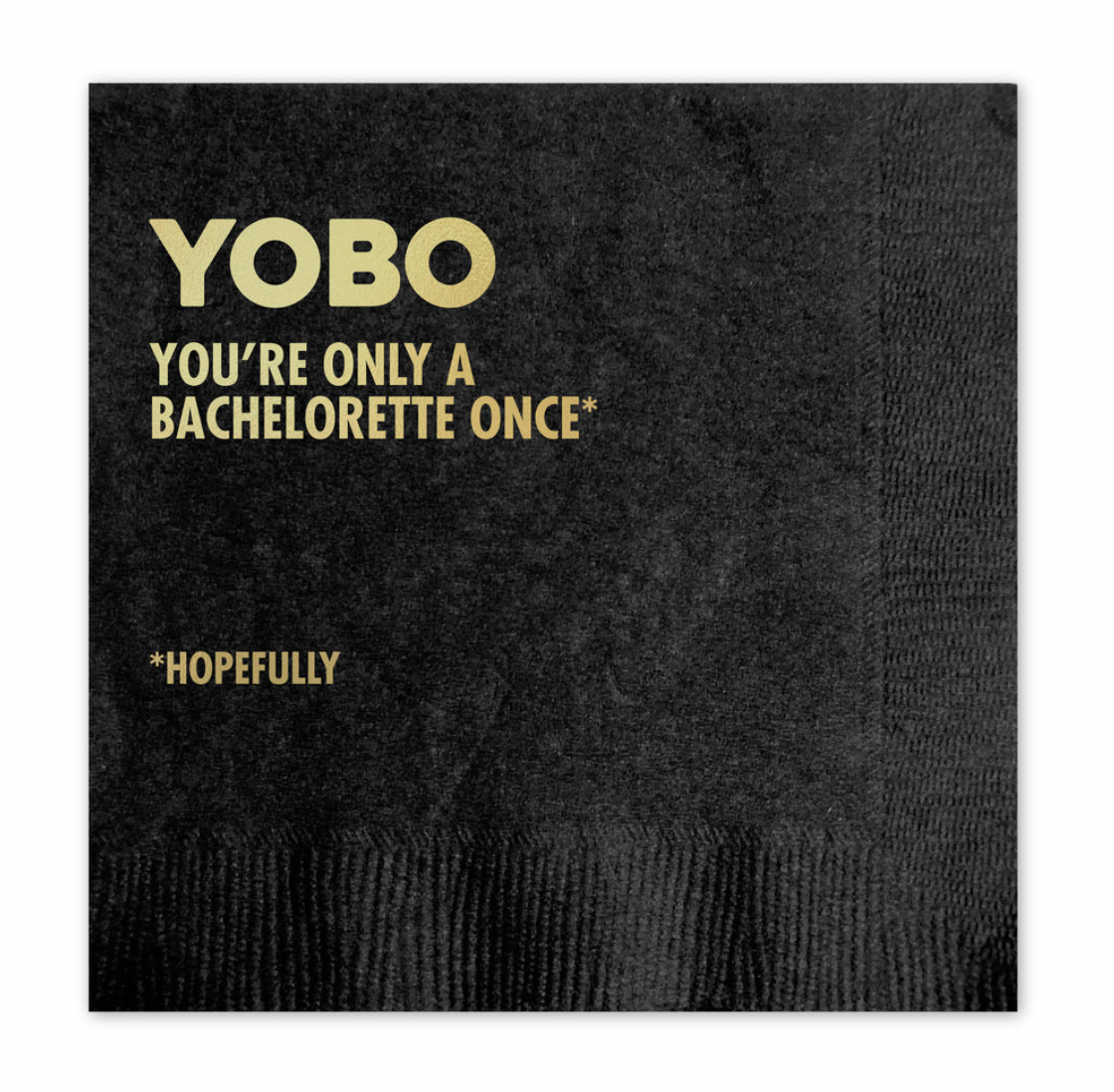 Cocktail Napkins: YOBO