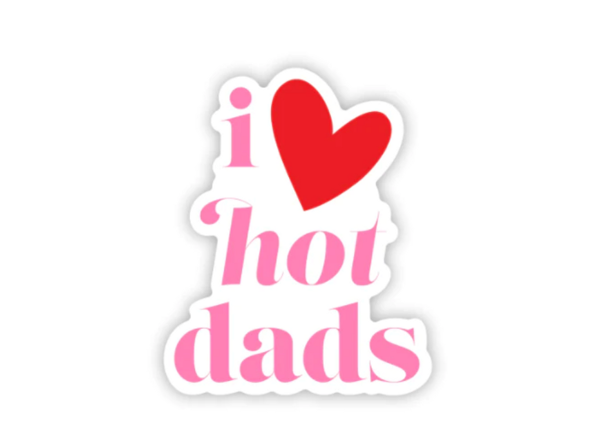 Sticker: I Love Hot Dads