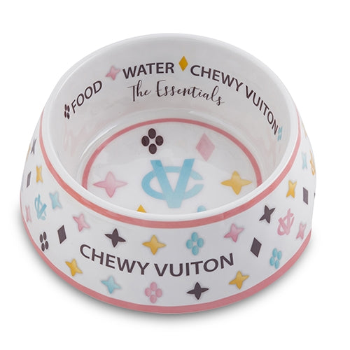 Dog Dish: Chewy Vuiton