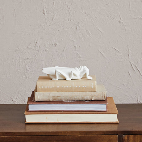 Stoneware Bisque Grasshopper - White