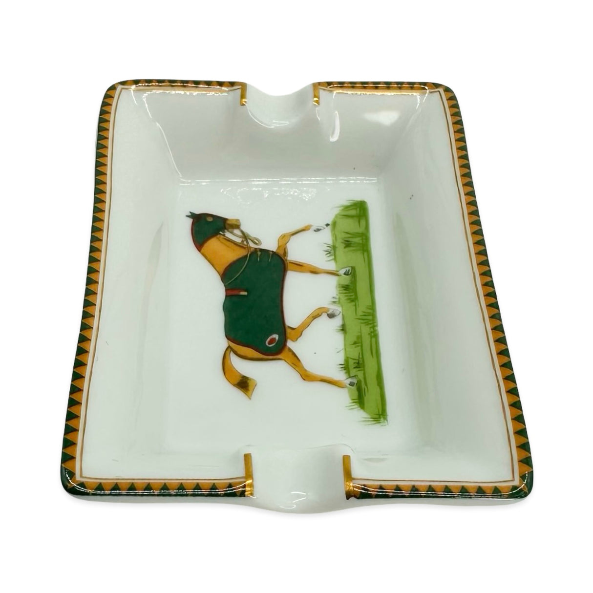 Porcelain Set of 4 Mini Ashtrays