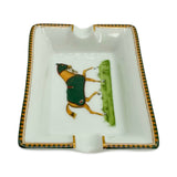 Porcelain Set of 4 Mini Ashtrays