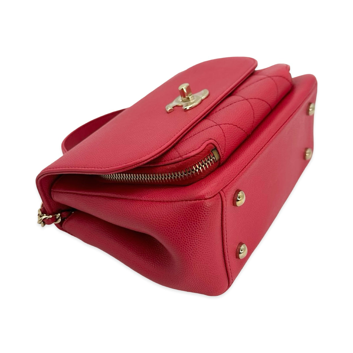 Quilted Caviar Small Business Affinity Flap Bag