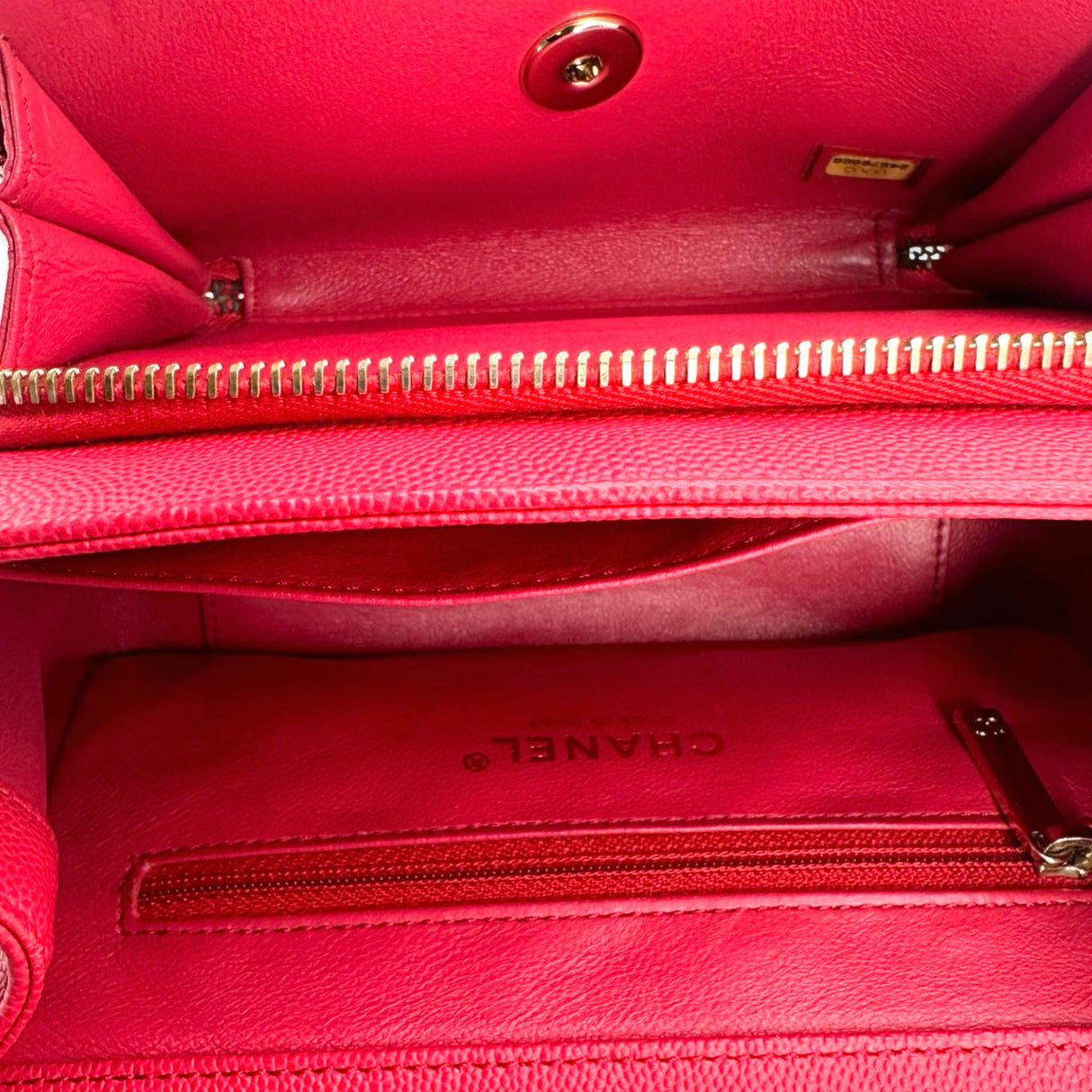 Quilted Caviar Small Business Affinity Flap Bag