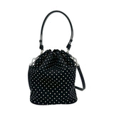 Re-Nylon Studded Bucket Bag