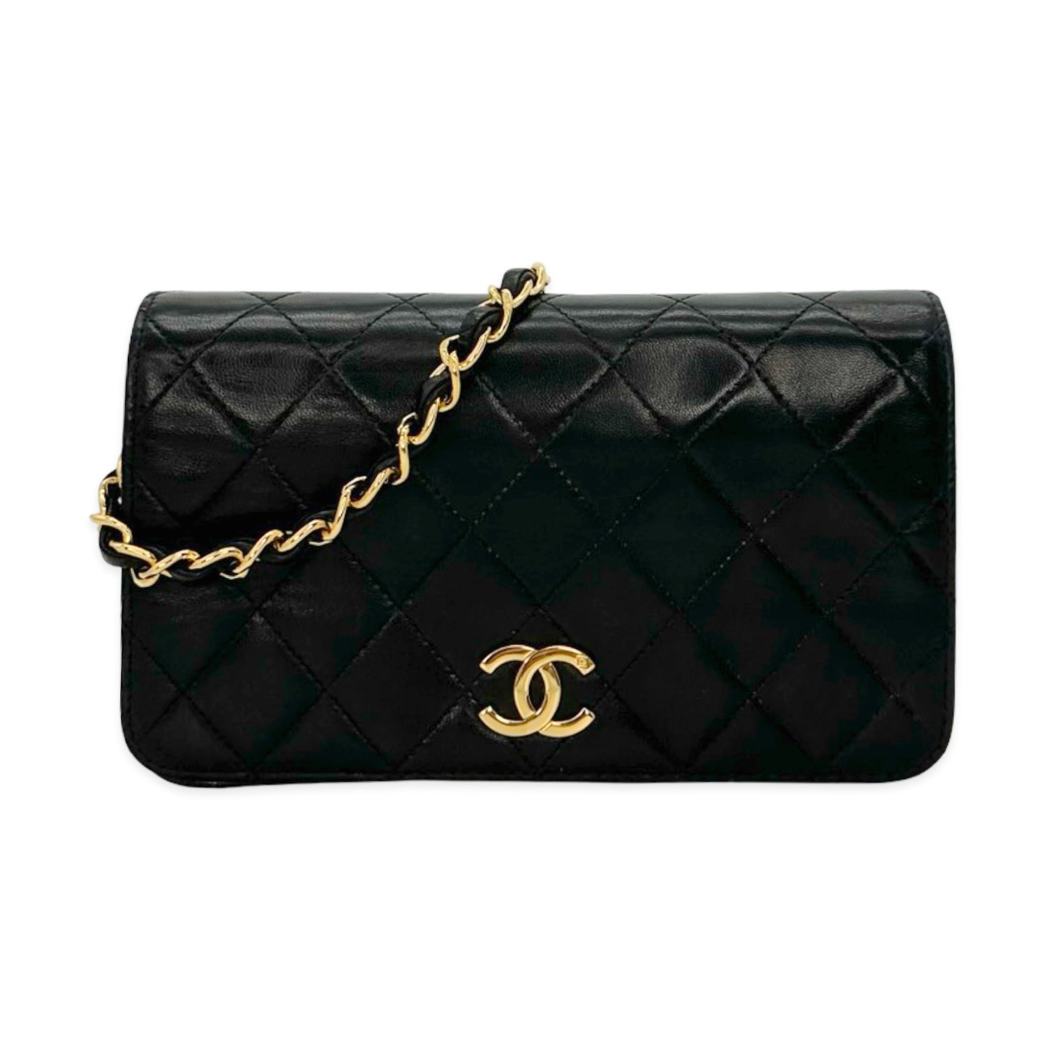Chanel Lambskin Full Flap Shoulder Bag