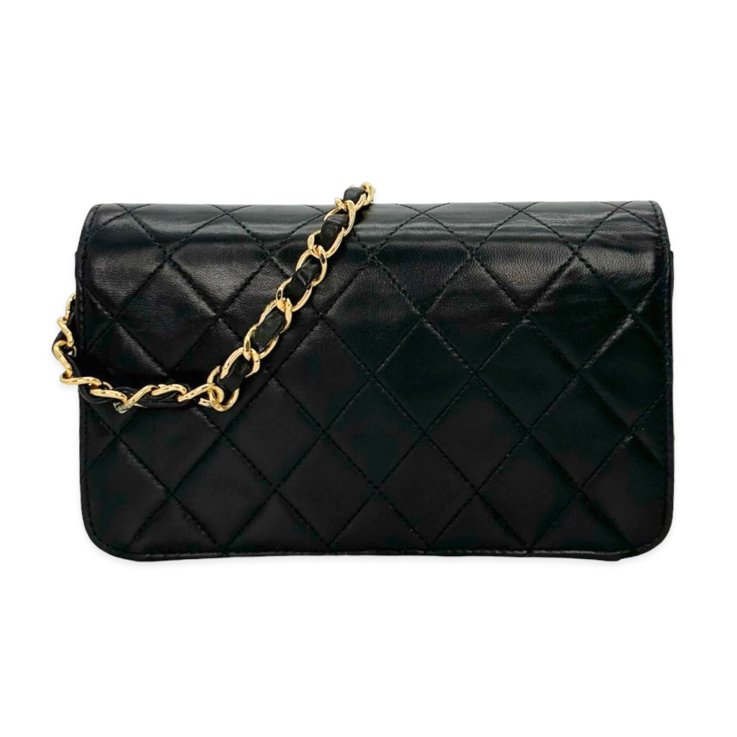 Chanel Lambskin Full Flap Shoulder Bag