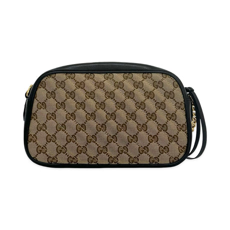 Quilted GG Canvas Small Marmont Camera Bag
