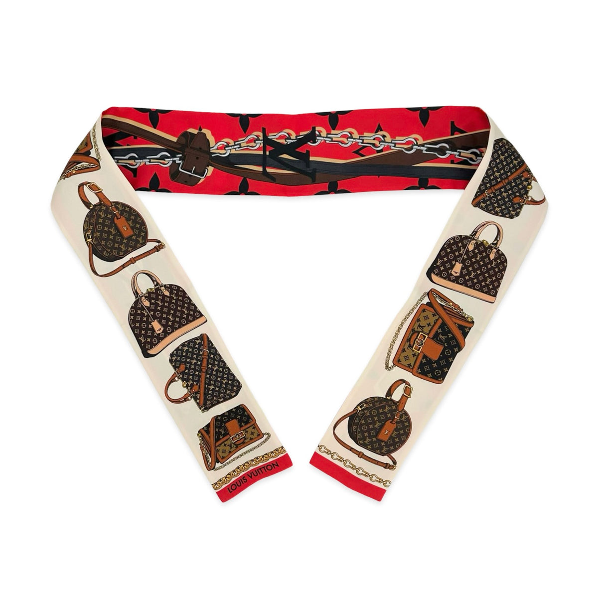 Silk Monogram Tribute To Bandeau