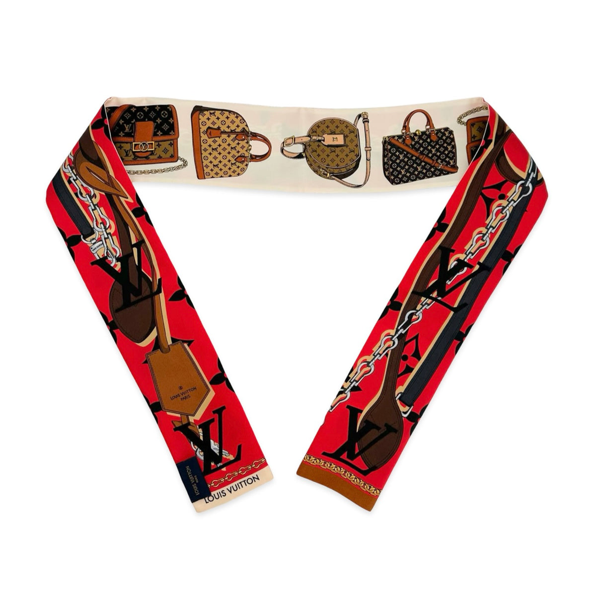 Silk Monogram Tribute To Bandeau