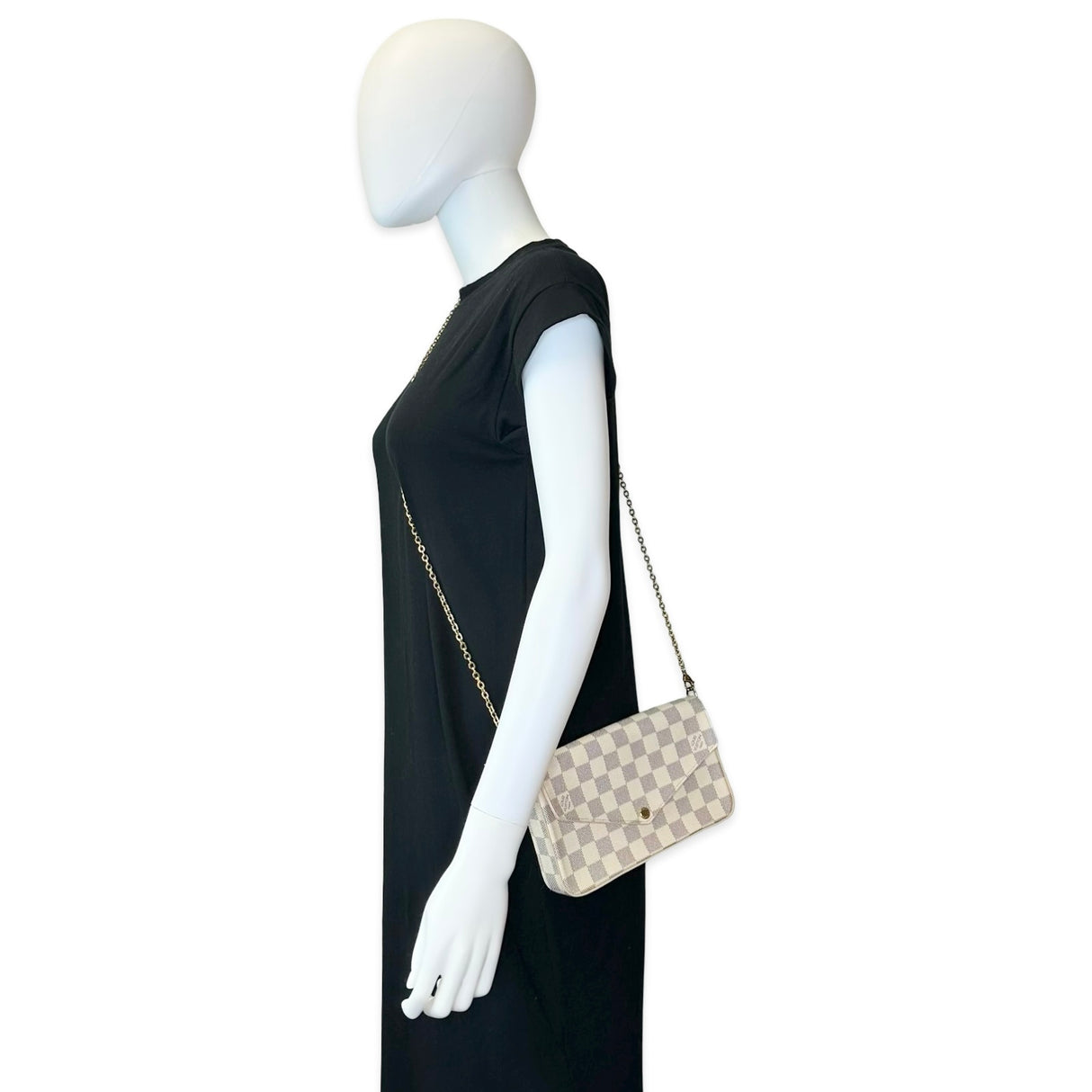 Damier Azur Felicie Pochette