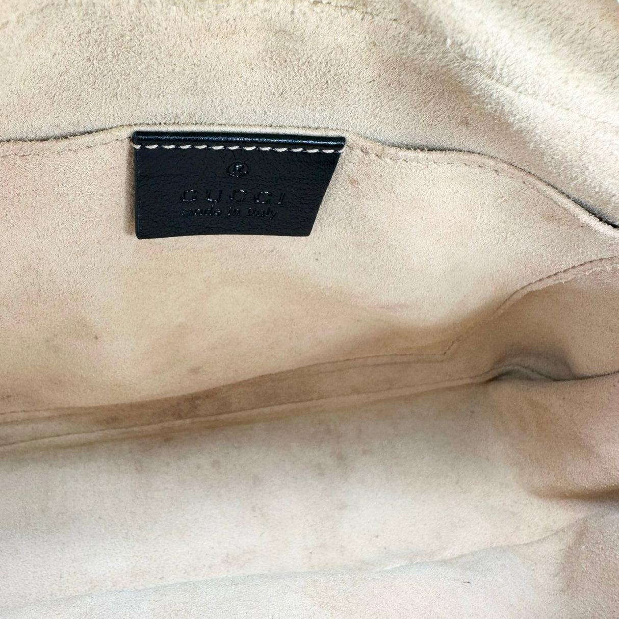 Quilted GG Canvas Small Marmont Camera Bag