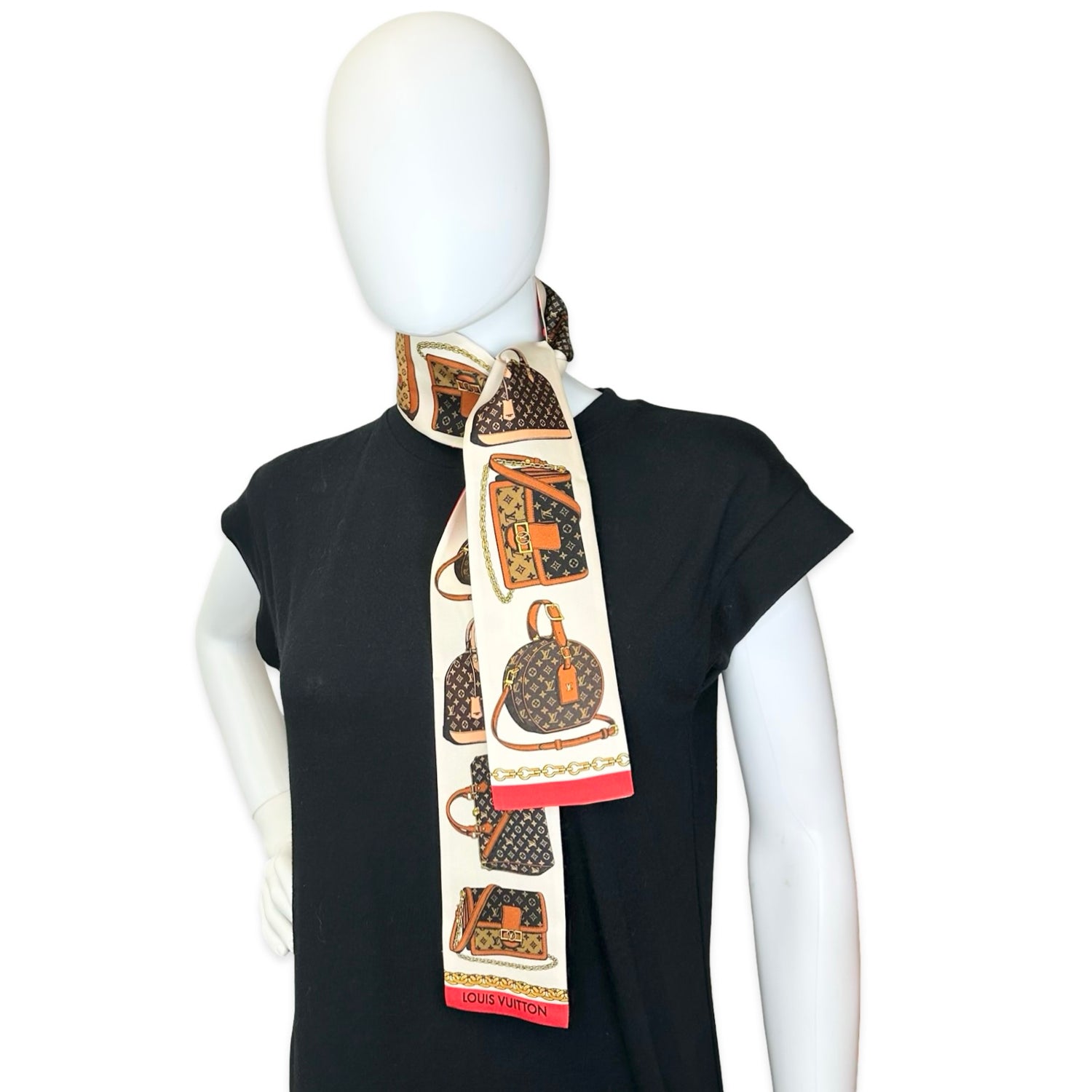 Louis Vuitton Silk Monogram Tribute To Bandeau