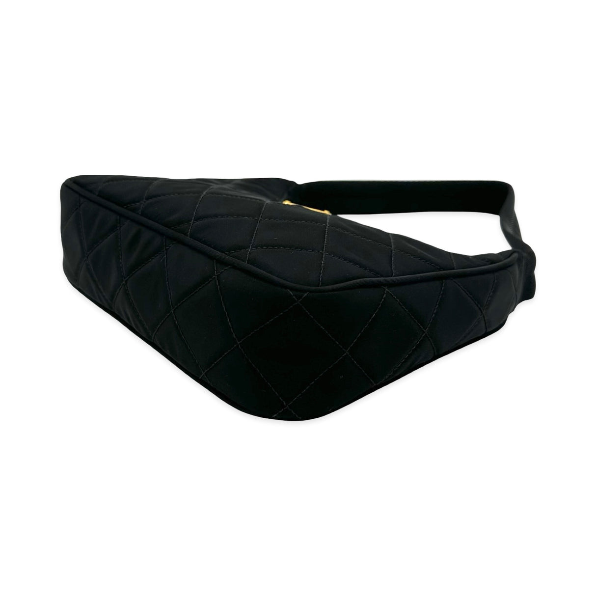 Quilted Padded Re-Nylon Shoulder Bag