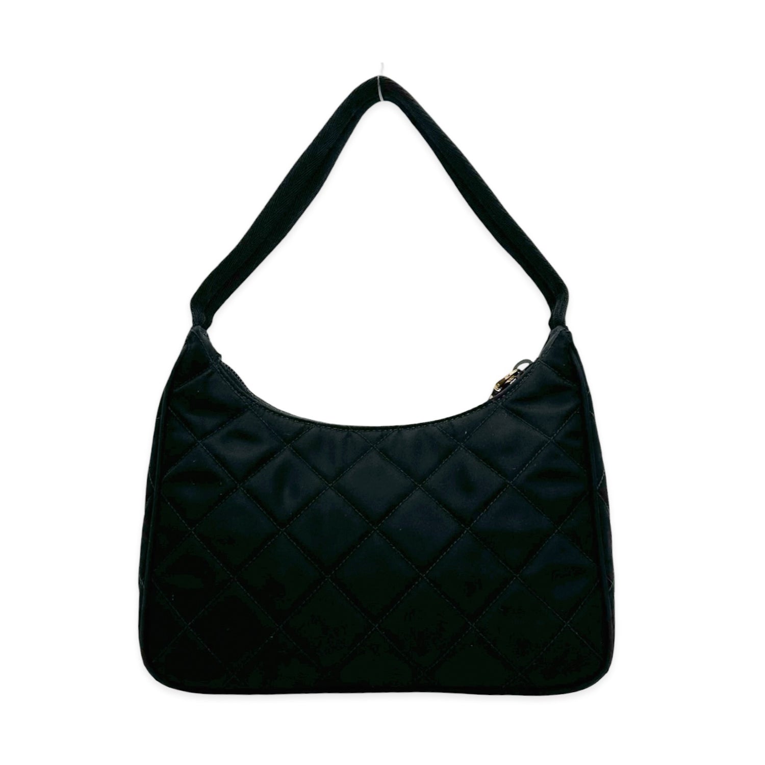 Quilted Padded Re-Nylon Shoulder Bag
