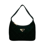 Quilted Padded Re-Nylon Shoulder Bag
