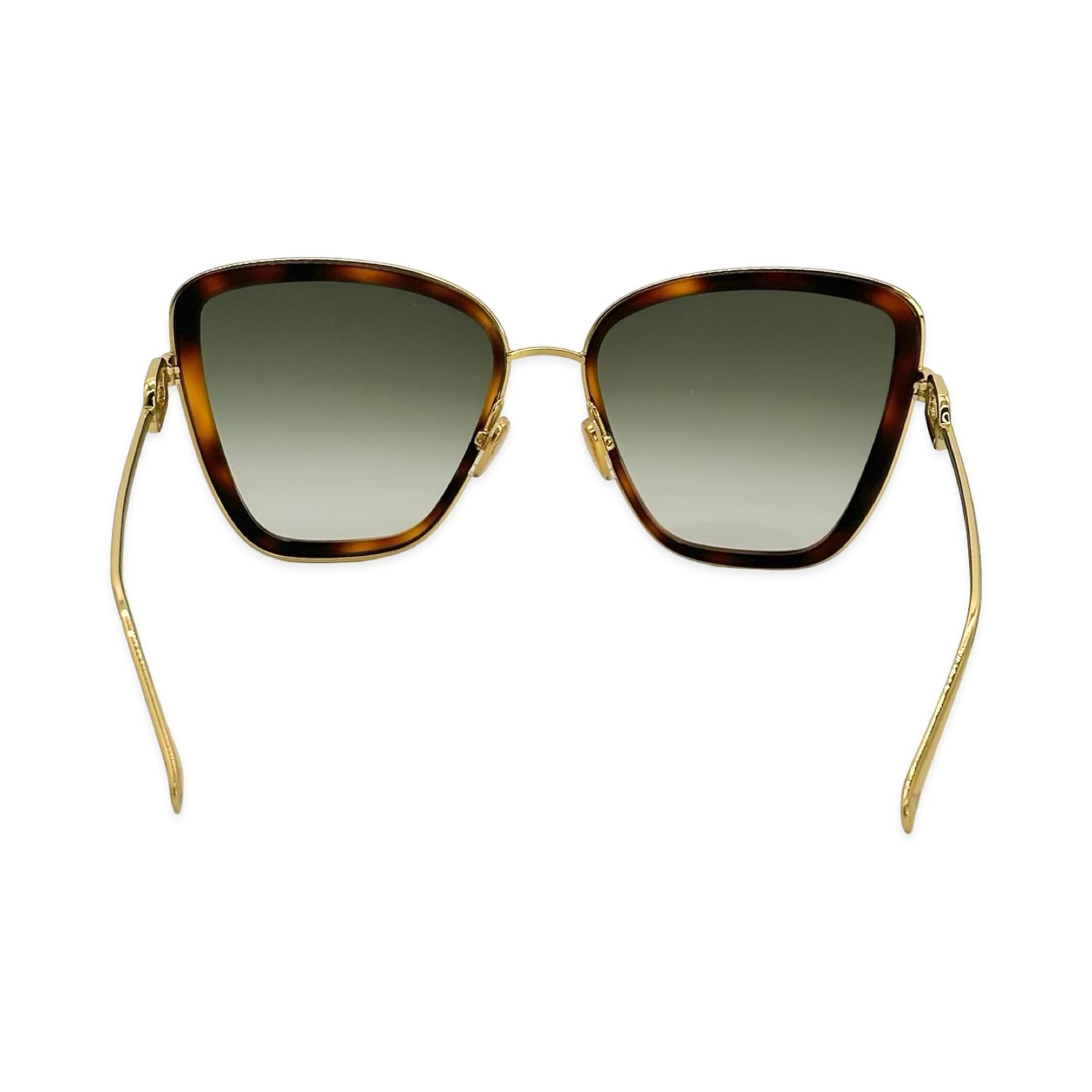 Tortoiseshell LV Link One Cat Eye Sunglasses