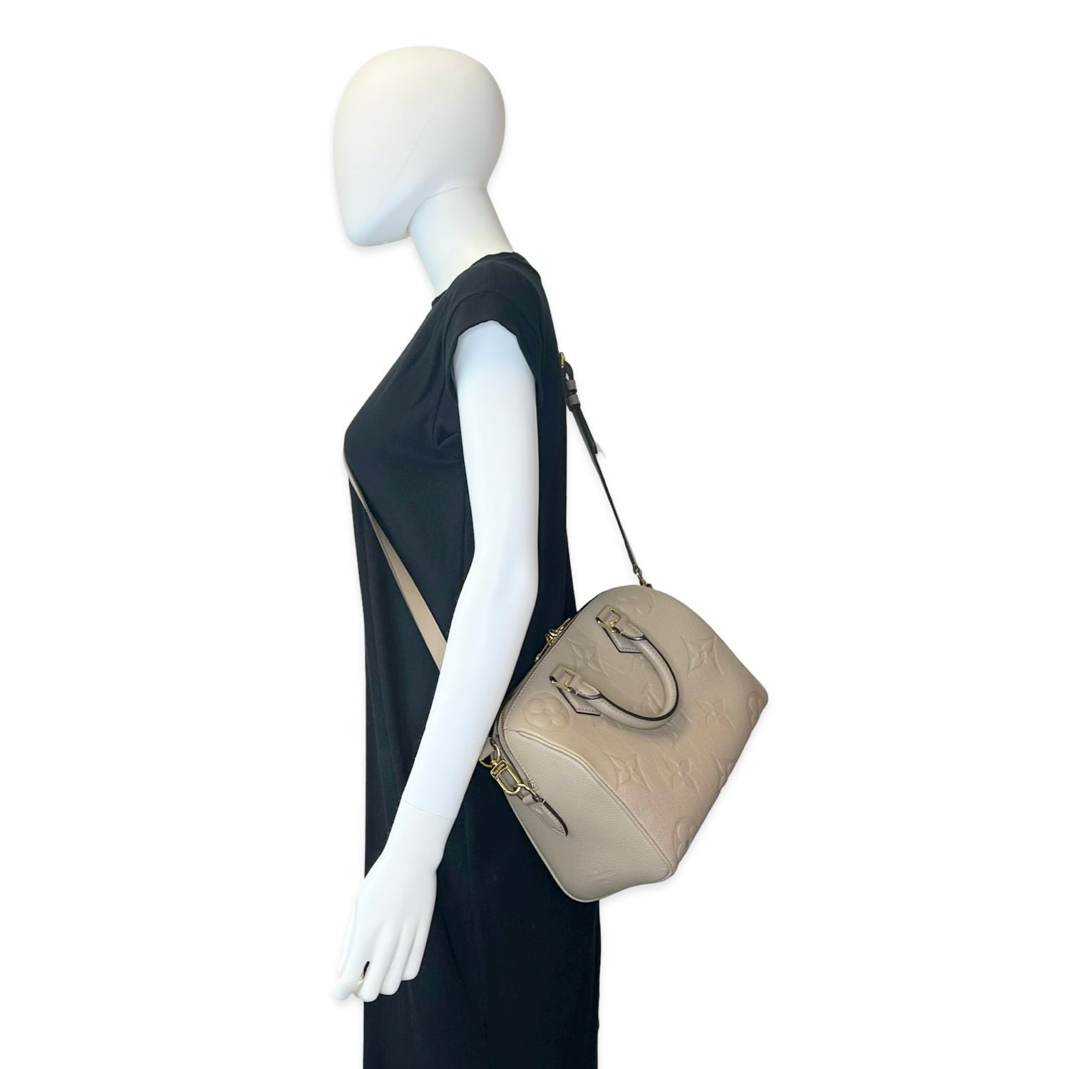 Louis Vuitton Monogram Empreinte Speedy Bandouliere 25
