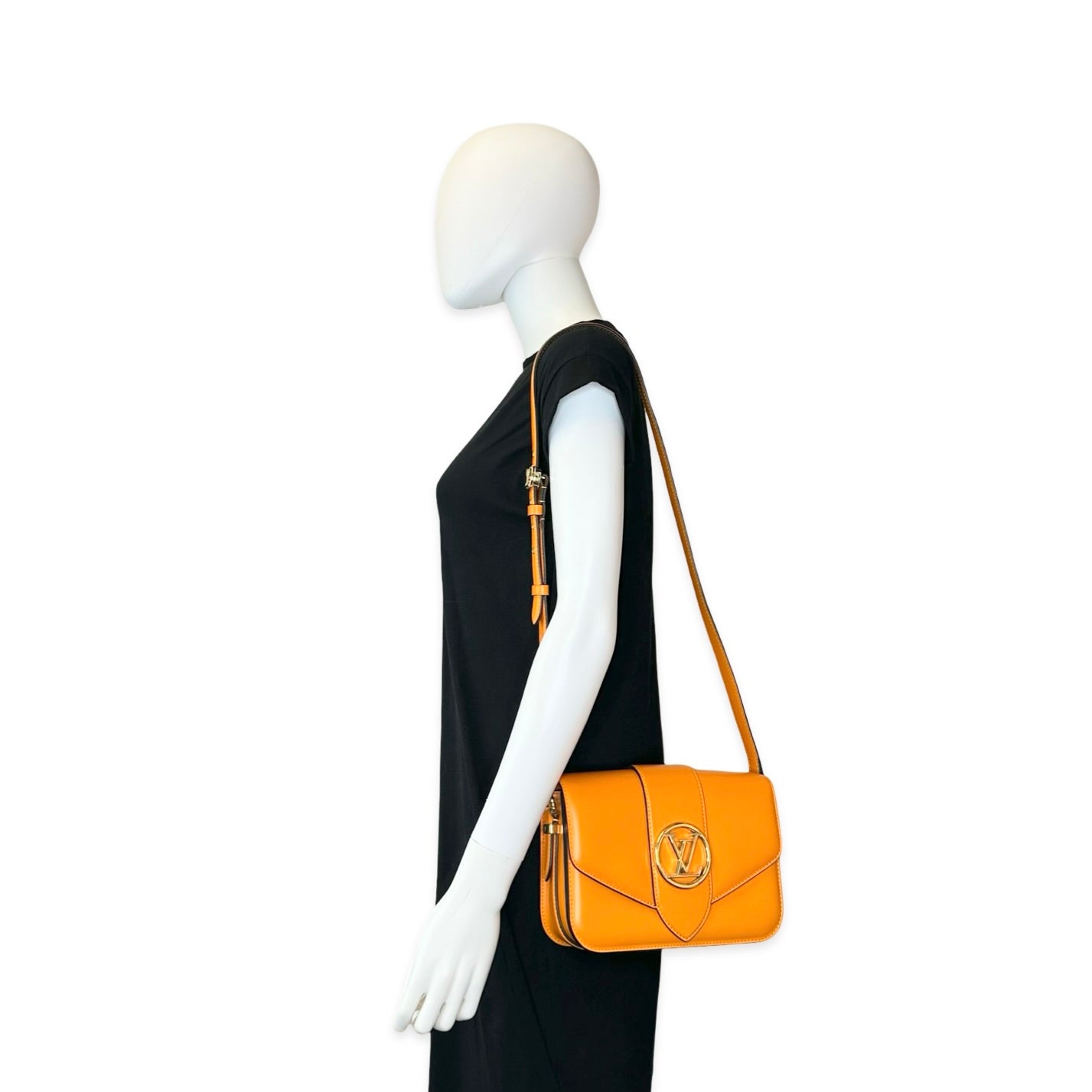 Louis Vuitton Calfskin Pont 9