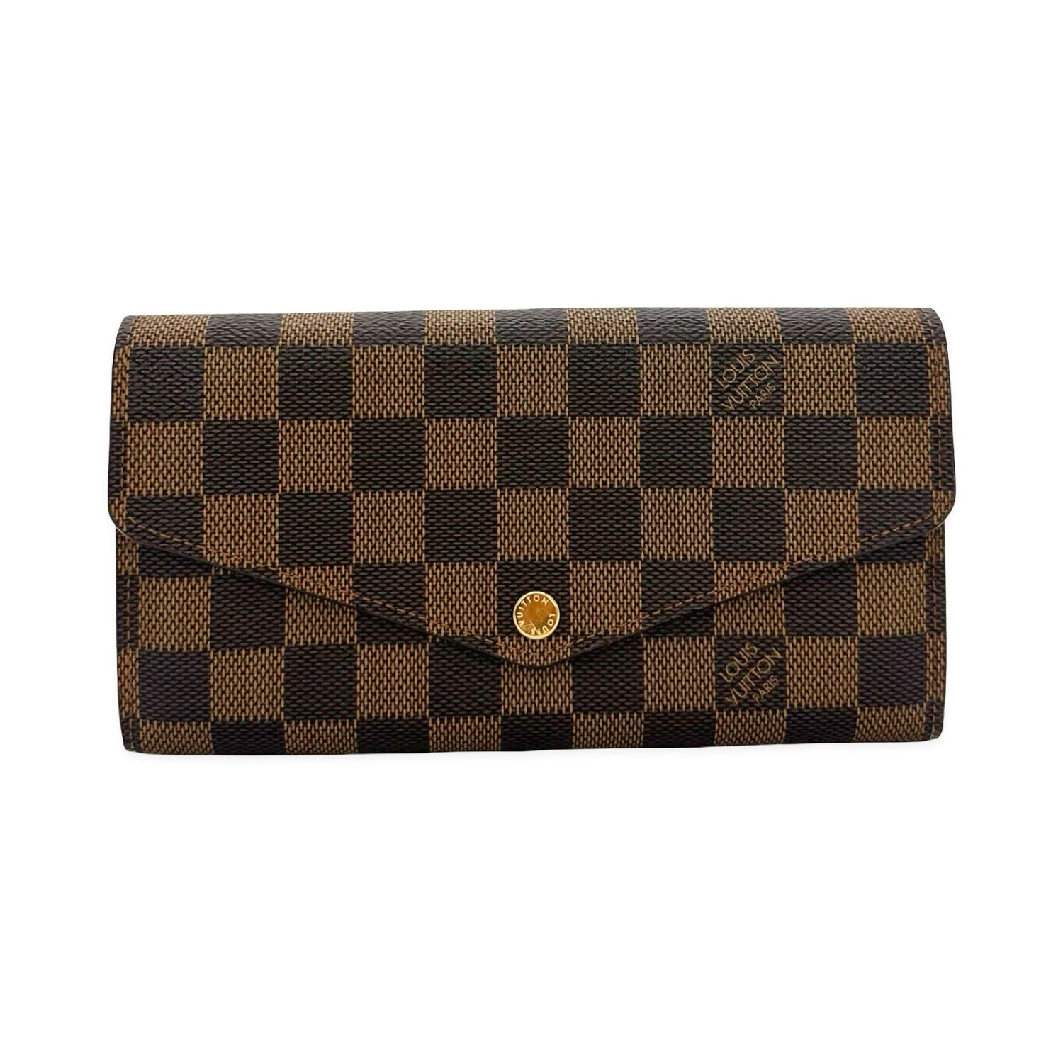 Louis Vuitton Damier Ebene Sarah Wallet