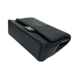Chevron Quilted Lambskin Maxi Classic Double Flap
