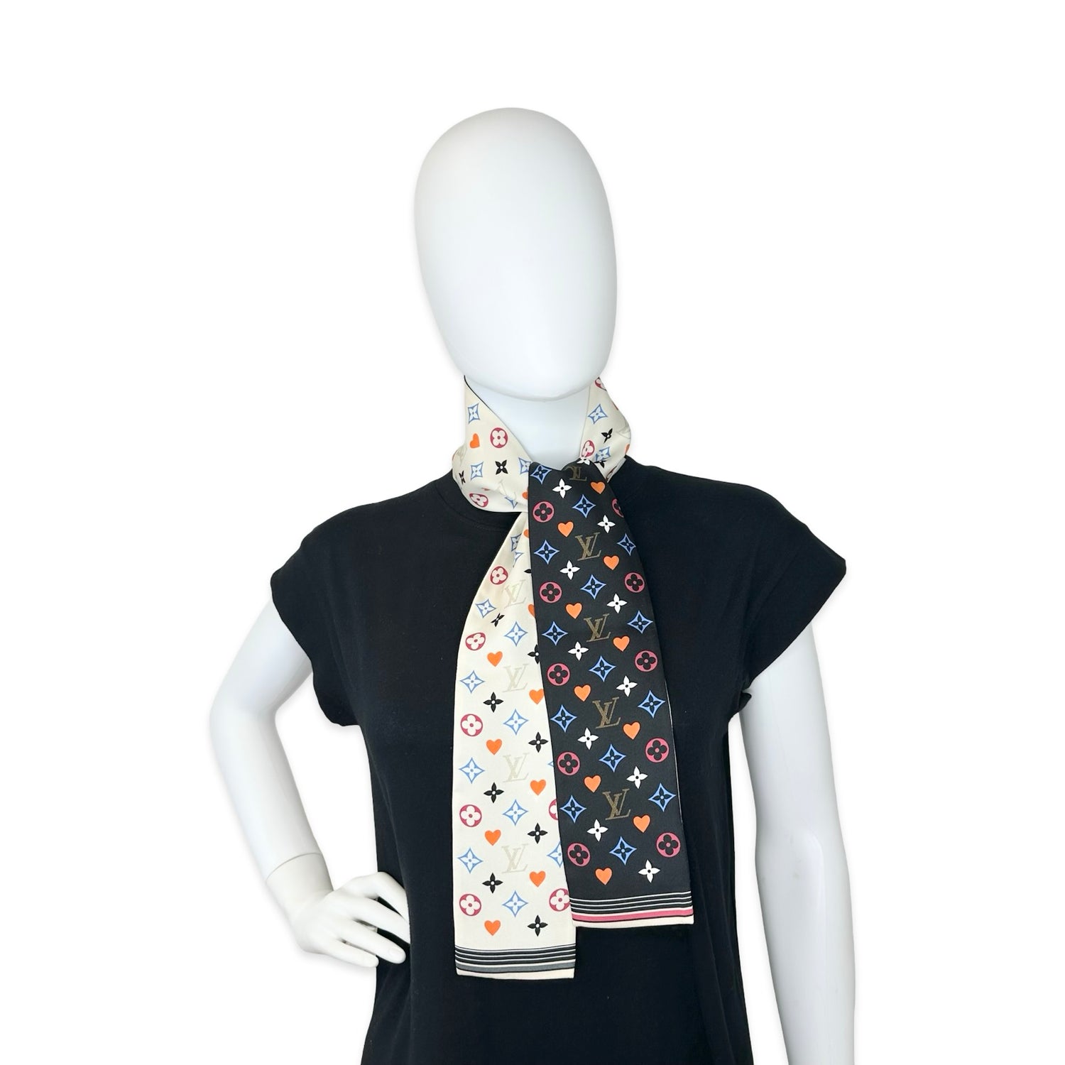 Louis Vuitton Silk Game On Bandeau