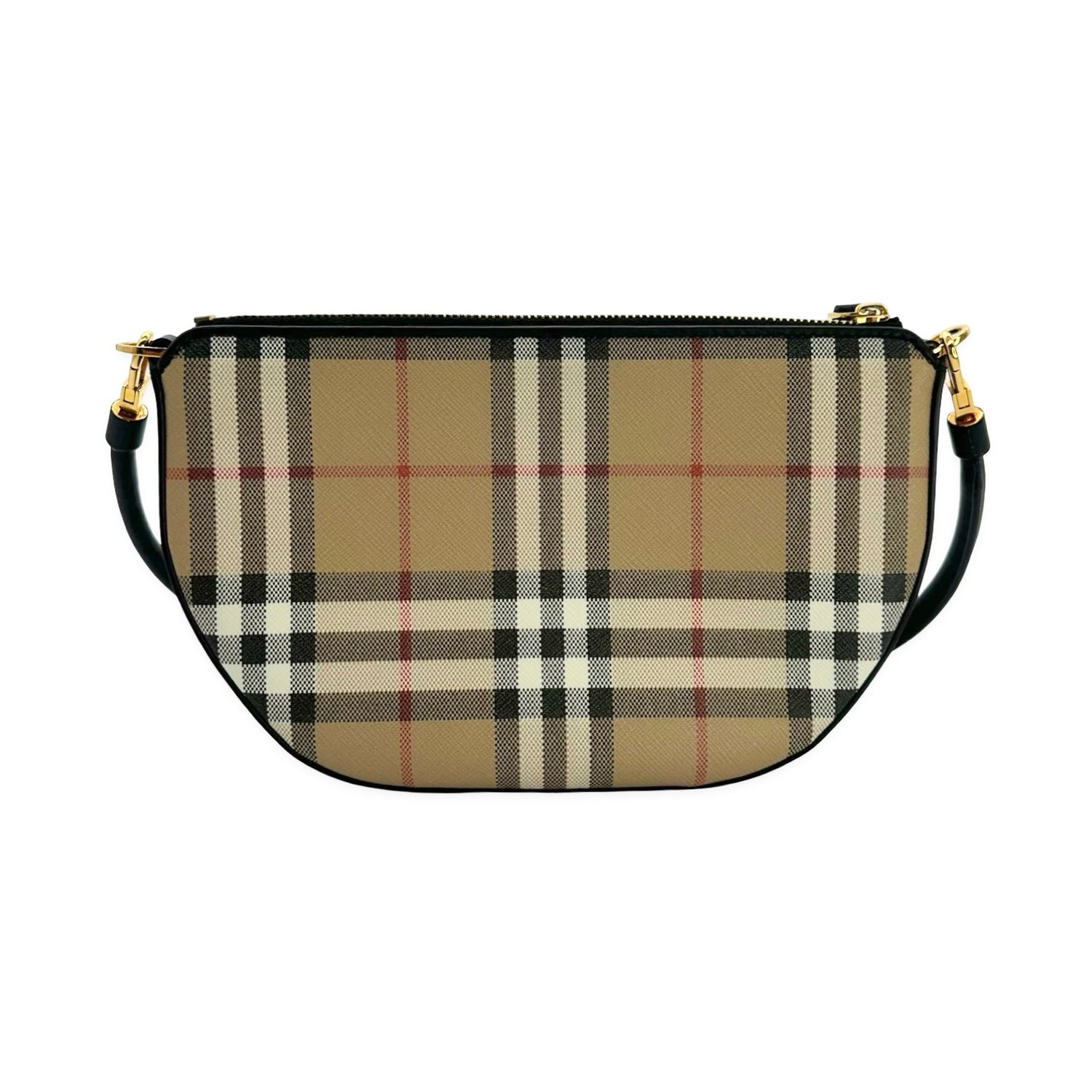 Check Small Shoulder Bag