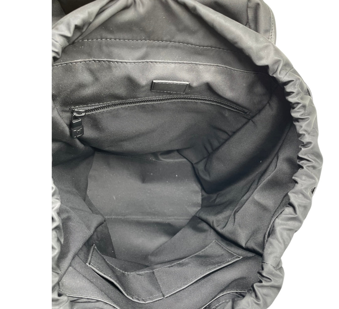 LOUIS VUITTON Calfskin Monogram Shadow Discovery Backpack Black 1224746