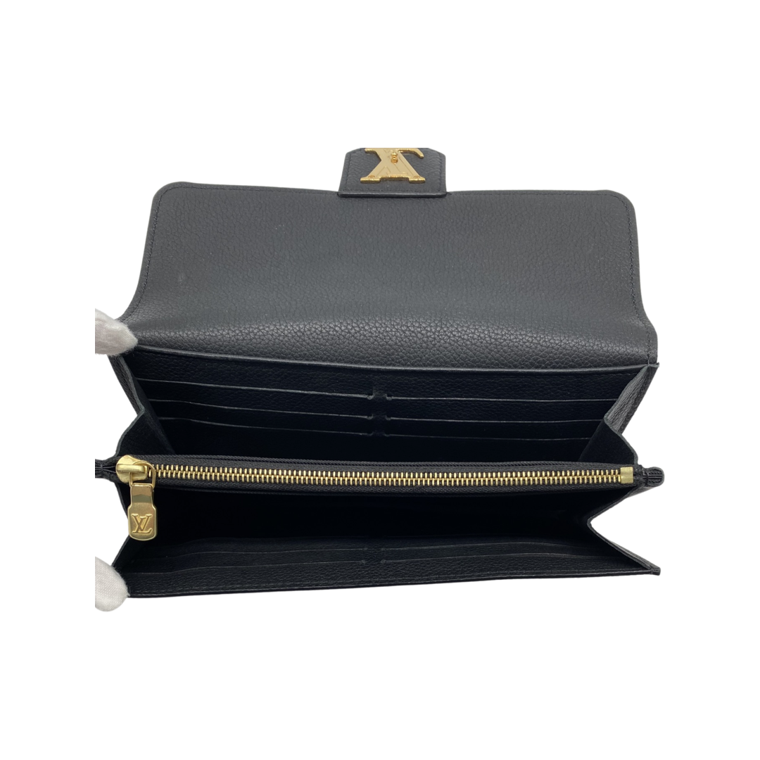 Louis Vuitton S-Lock XL Black in Calfskin Leather with Gold-tone - US