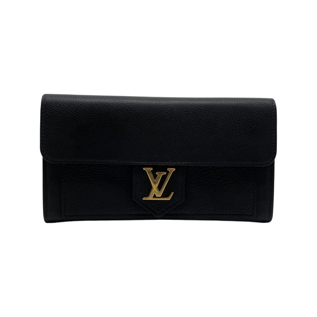 Louis+Vuitton+Lockme+Gold+Hardware+Tote+Black+Leather for sale online