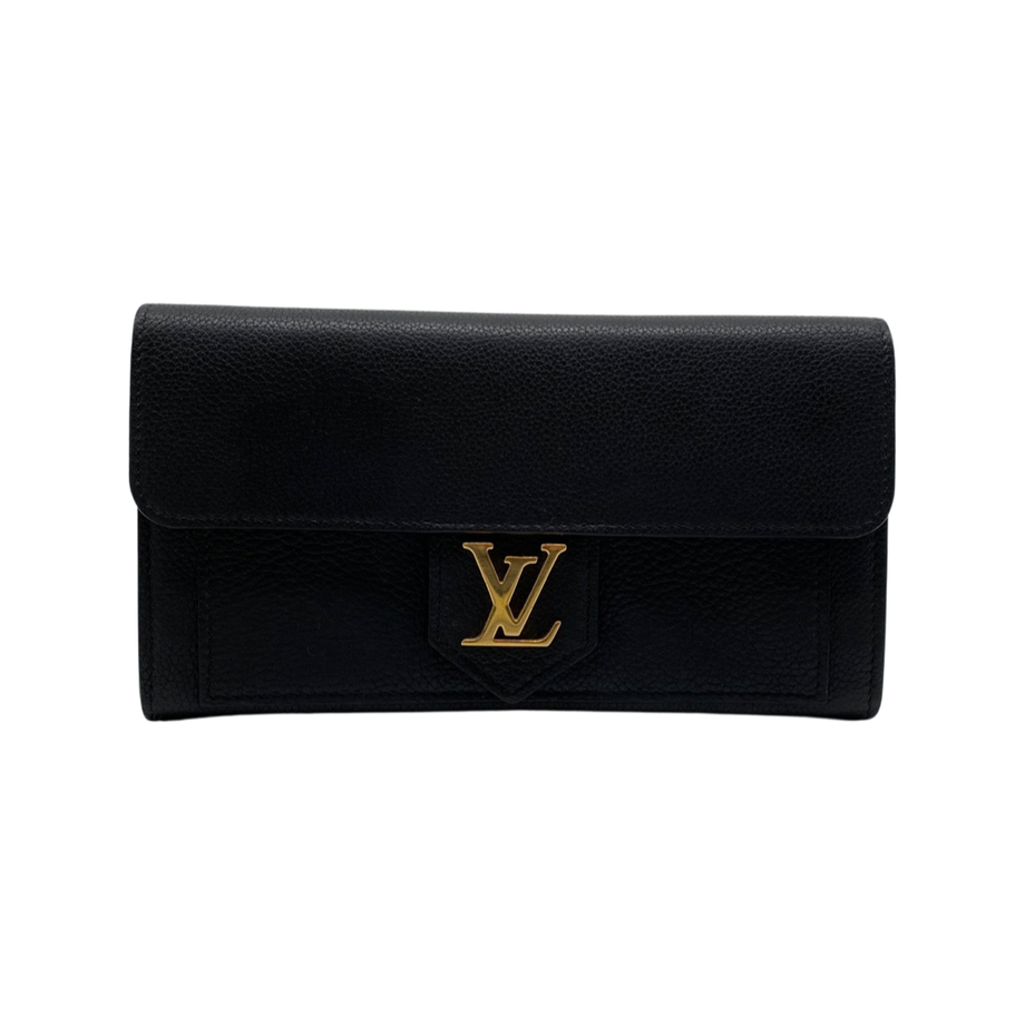 louis vuitton wallet with lock